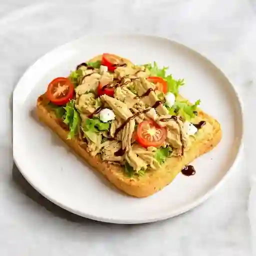 Focaccia Pollo Al Pesto