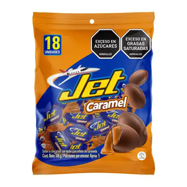 Jet Golosina Caramels 6 g x 18 Und