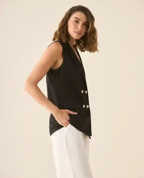 Chaleco Negro Jaguar Ultraoscuro Talla L 423G004 Esprit