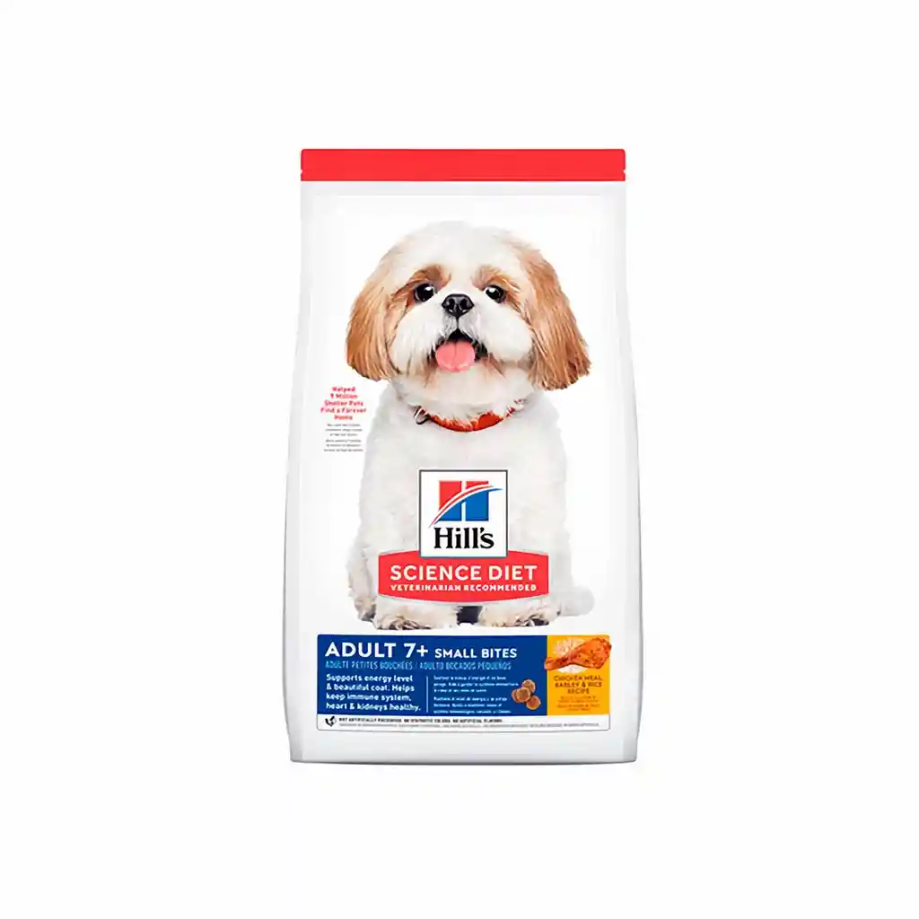 Hills Alimento Para Perro C Small Bites Adult 7+ Pollo 5 Lb