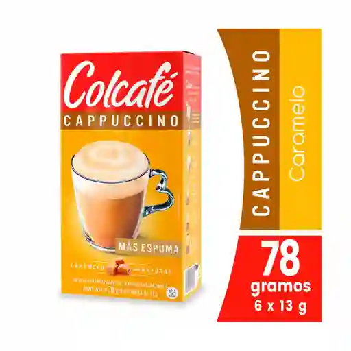 Colcafé Café Cappuccino Sabor a Caramelo