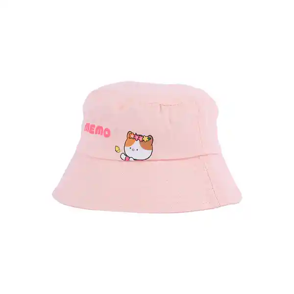 Sombrero Bucket Mini Family Safari Memo Rosa Miniso