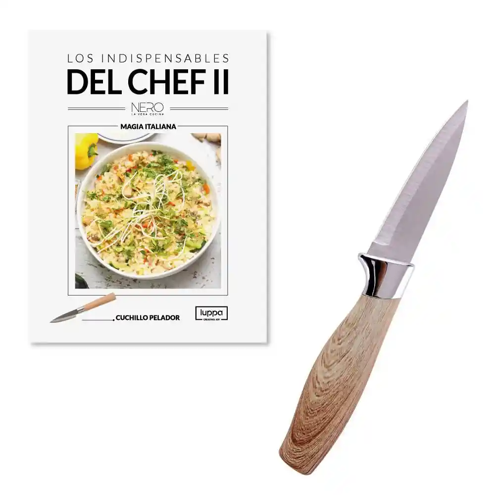 T9 Cuchillo Pelador + Libro Luppa