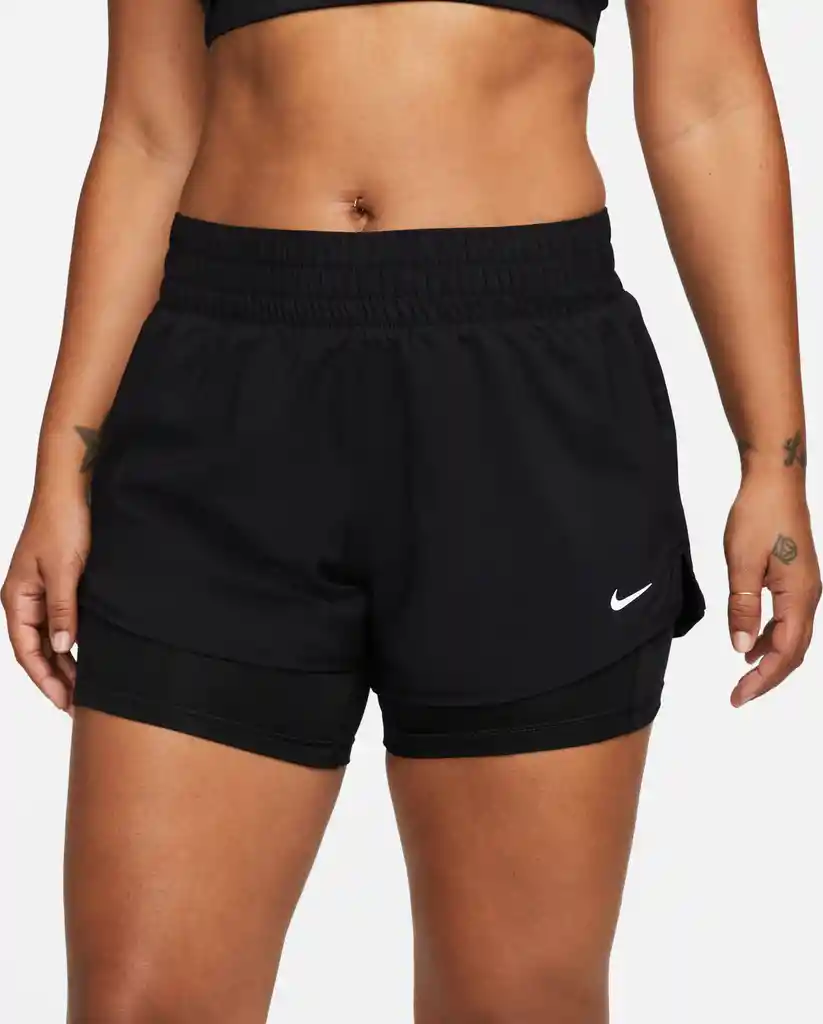 W Nk One Df Mr 3in 2n1 Short Talla L Pantalones Y Lycras Negro Para Mujer Marca Nike Ref: Dx6012-010
