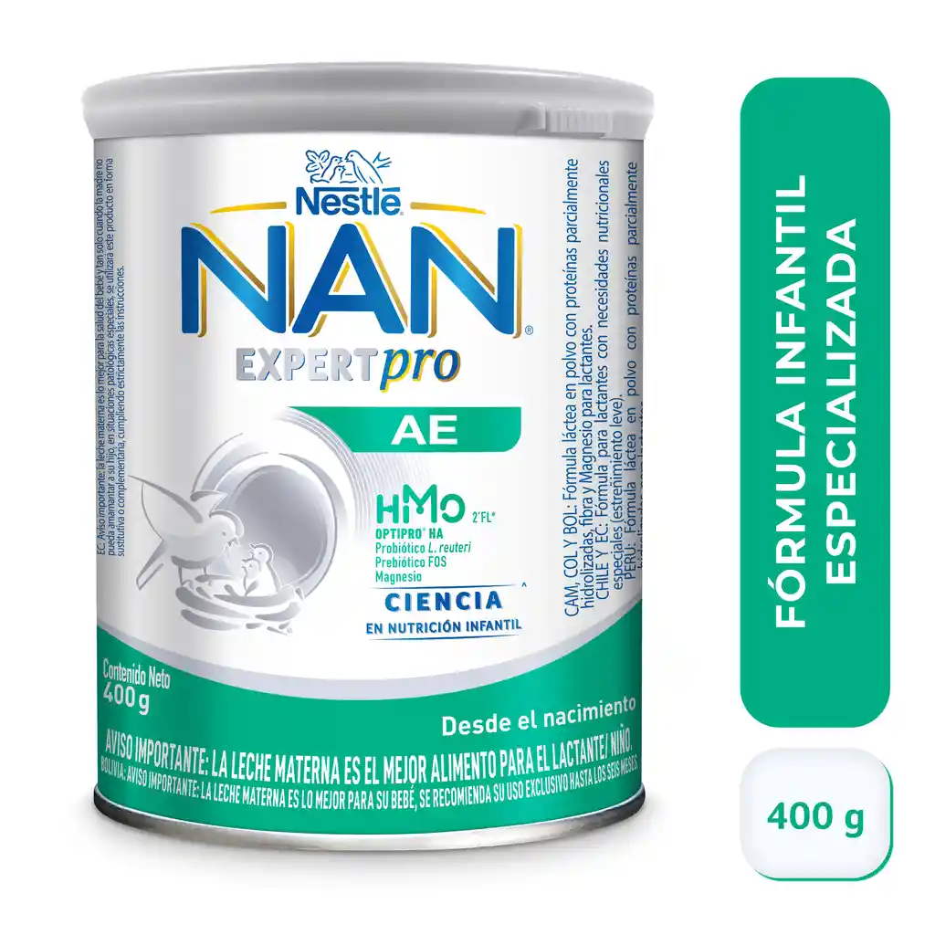 Fórmula infantil NAN EXPERTPRO AE x 400g