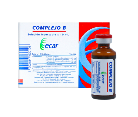 Vitamina B-12 Solución Inyectable Ecar Colsubsidio, 49% OFF