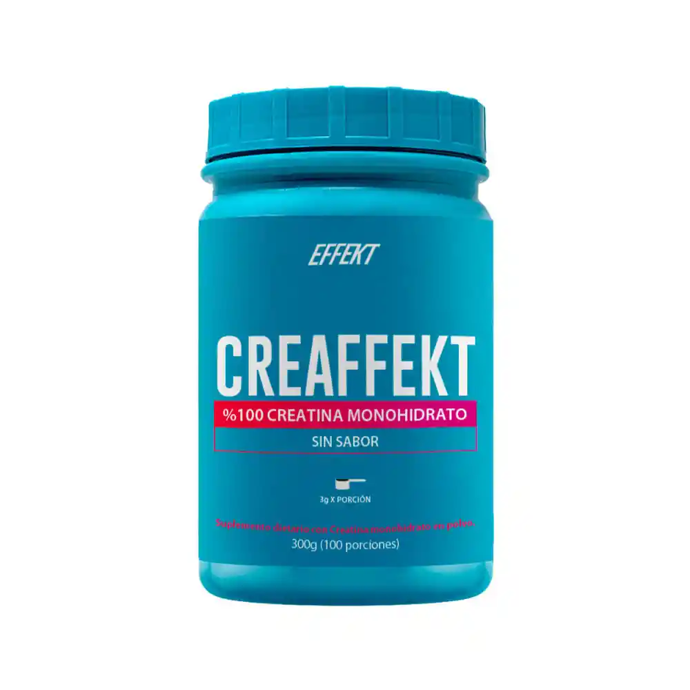 Creatina Monohidratada Effekt Polvo 100% Pote