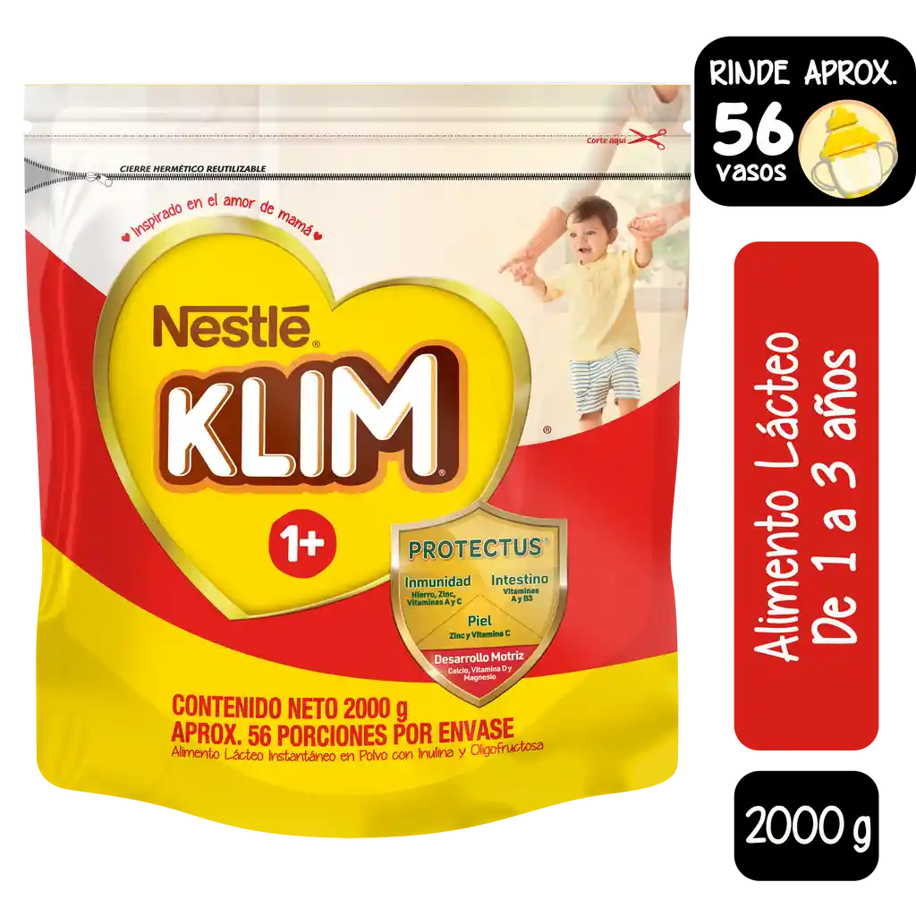 Alimento lácteo KLIM 1+ x 2000g