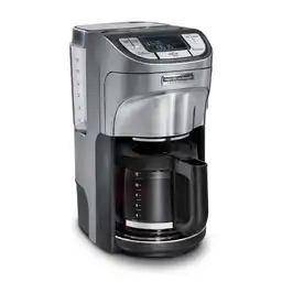 Cafetera 12 Tazas Digital Hamilton Beach 12 Tazas Gris 49500