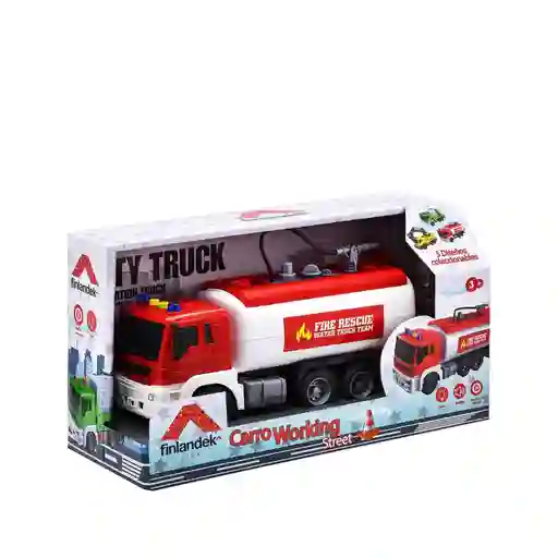 Finlandek Carro Working Street Bomberos