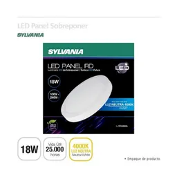 Sylvania Led Panel Red 18W Luz Neutra 100-240V Sobreponer