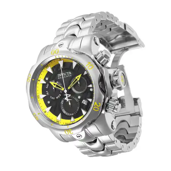 Invicta Reloj Hombre Acero Negro Amarillo 32946