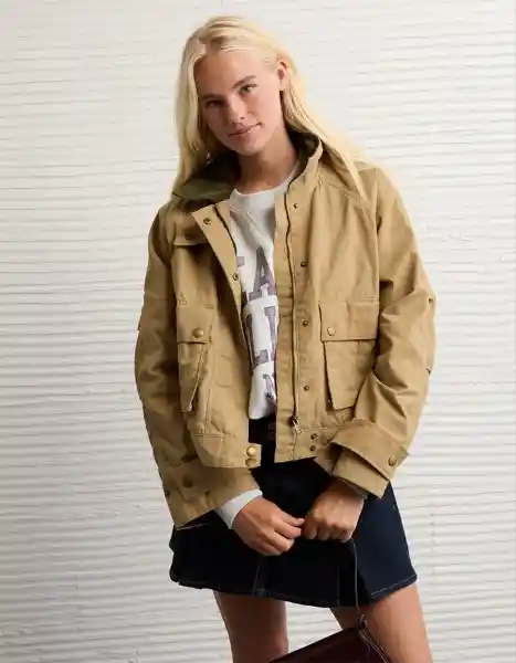 Chaqueta Mujer Beige Talla MEDIUM 3693212 American Eagle