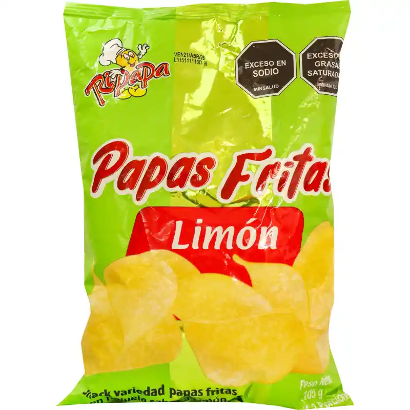Ripapa Papa Sabor Limón