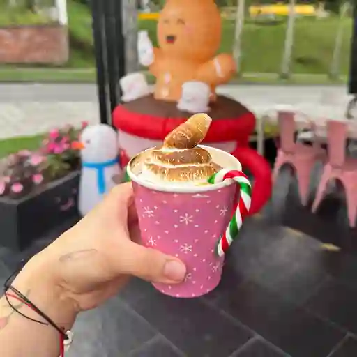 Chocolate caliente navideño