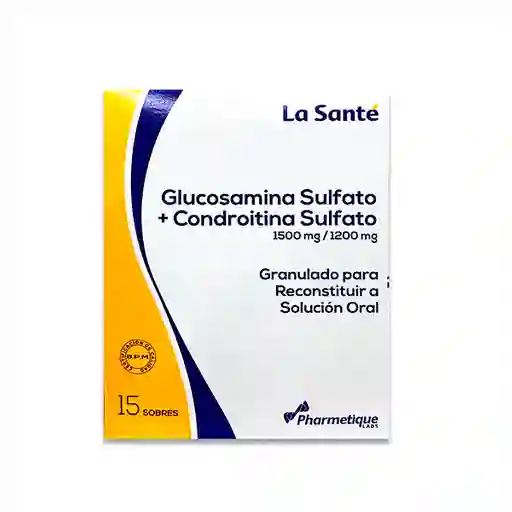 GLUCOSAMINA/CONDRO 1500/1200MG PPS 15SACHETS