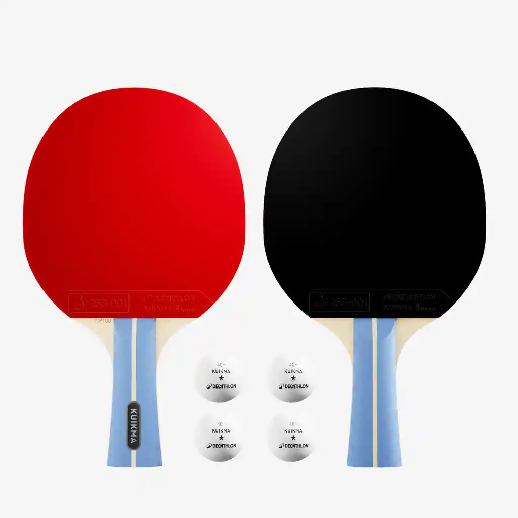 Kit de Raquetas y Pelotas de Ping Pong Pongori 100