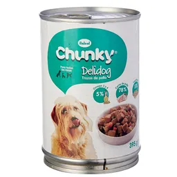 Chunky Alimento para Perro Delidog Trozos de Pollo