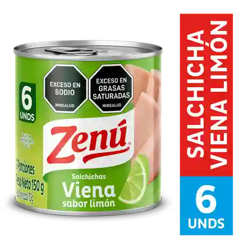 Salchicha Viena Sabor Limón Zenú x 150 g