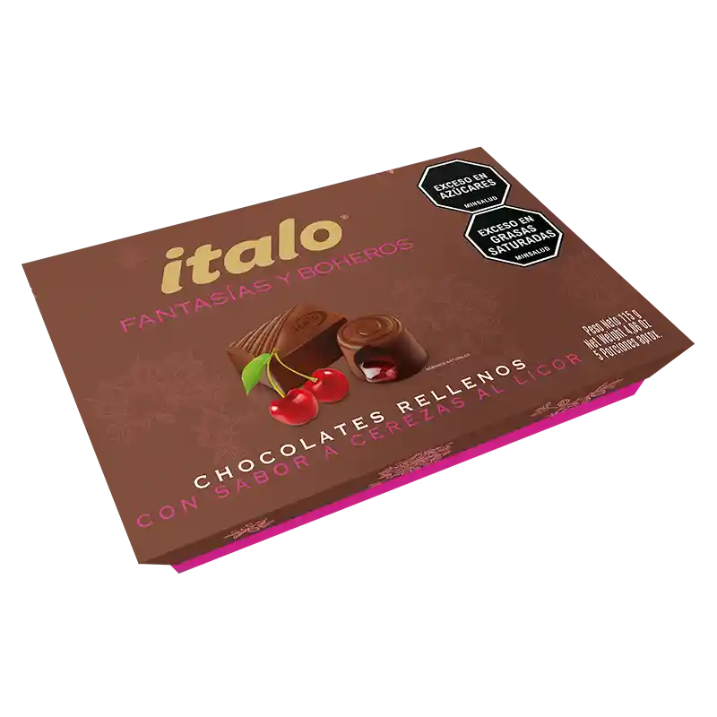 Italo Chocolates Rellenos Sabor a Cereza al Licor