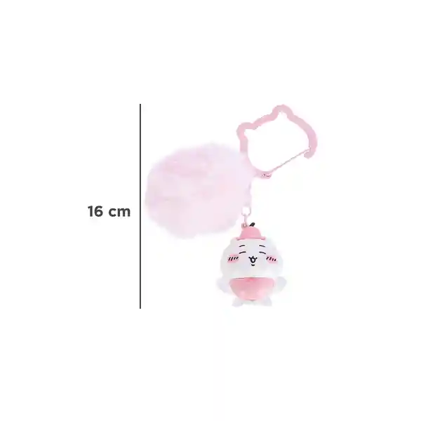 Llavero Serie Chiikawa Elf Light Pendant Rosa Claro Miniso