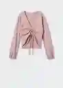 Camiseta Swipe Rosa Pastel Talla 18 Mango Teen Girl Mango