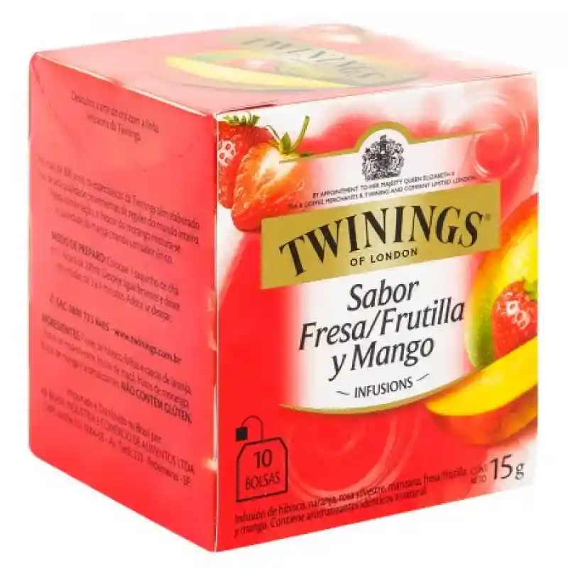 Twinings Set de Bolsas Infusión Fresa-Mango 15 g