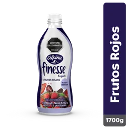 Finesse Yogurt con Probióticos Sabor Frutos Rojos