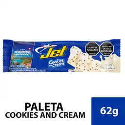 Jet Paleta de Helado Sabor a Cookies & Cream