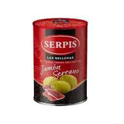 Serpis Aceituna Rellena de Jamón Serrano