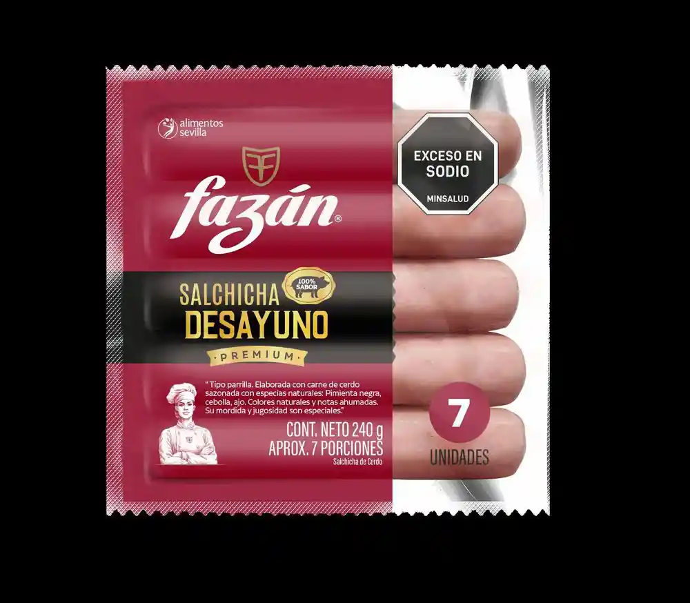Salchicha Fazán Premium (240 Gr)