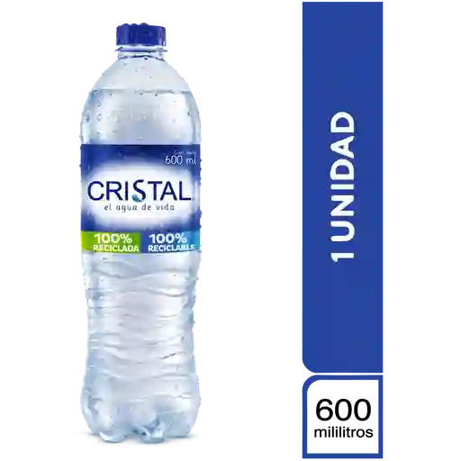 Agua Cristal Sin Gas 600ml