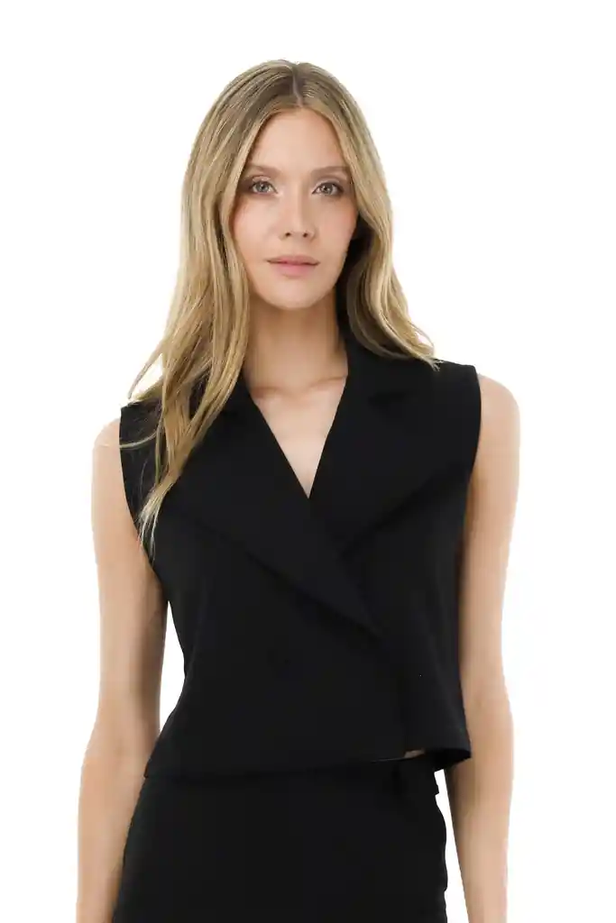 Chaleco Negro Fiorella