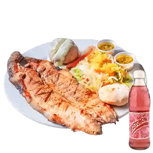 Combo Punta de Anca de Cerdo + Manzana Postobon 10 Onz