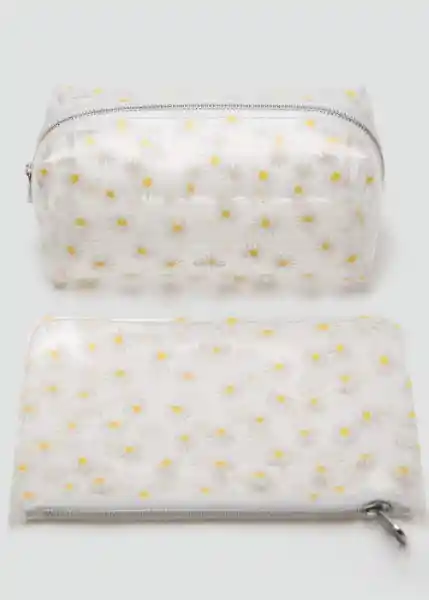 Neceser M Marga Blanco Talla 99 Mujer Mango