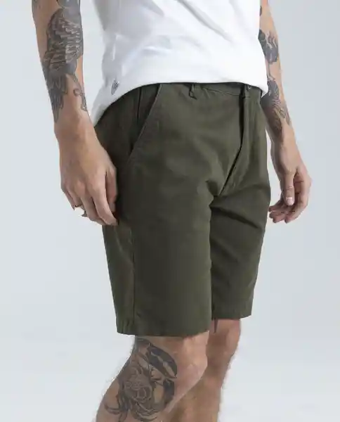 Bermuda Hombre Verde Talla 32 850D000 Americanino