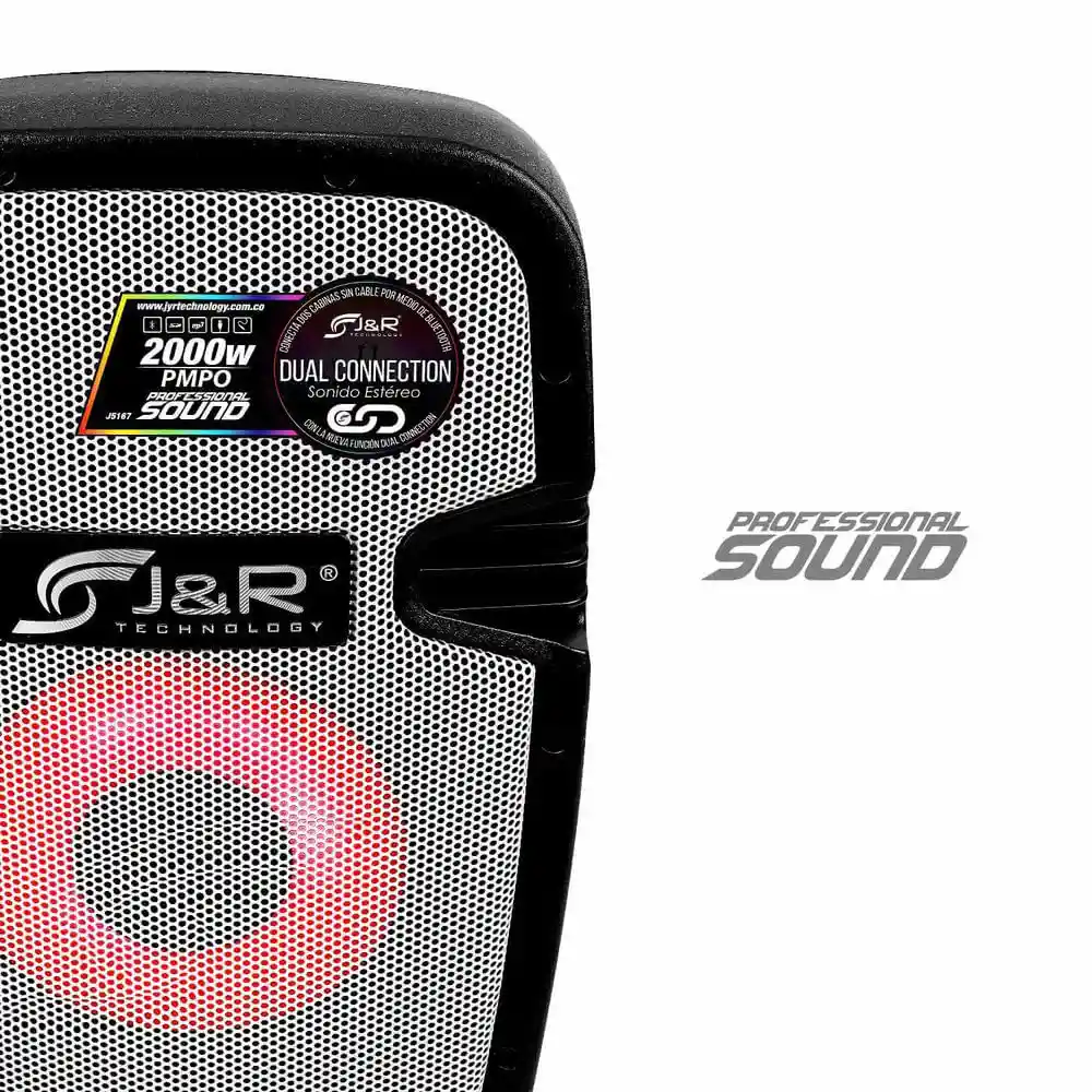 Cabina de Sonido J & R Technology J5167 135w Rms Negro