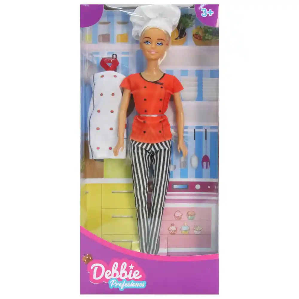 Debbie Profesiones Chef Muñeca X1 Surtido