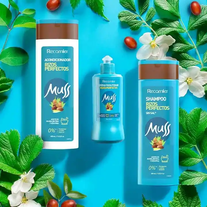 Muss Kit Shampoo + Acondicionador Rizos Perfectos 