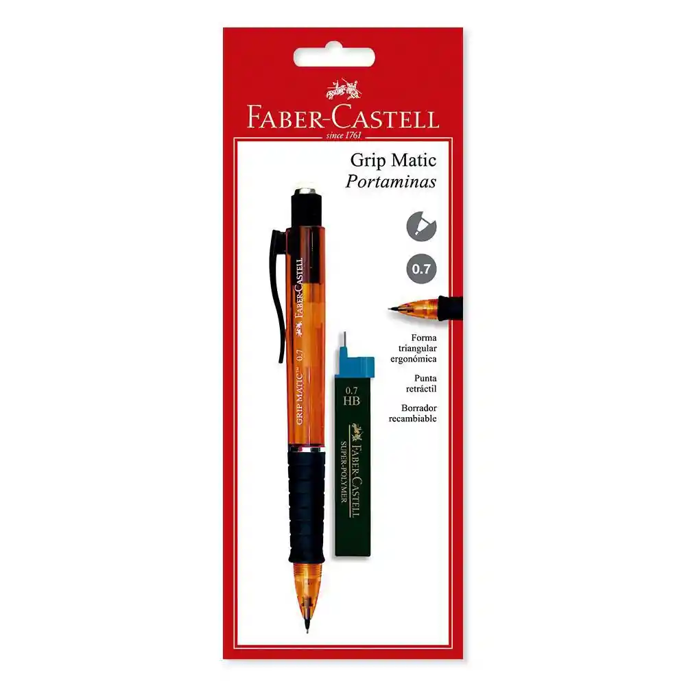 Faber Castell Portaminas Grip Matic 0.7