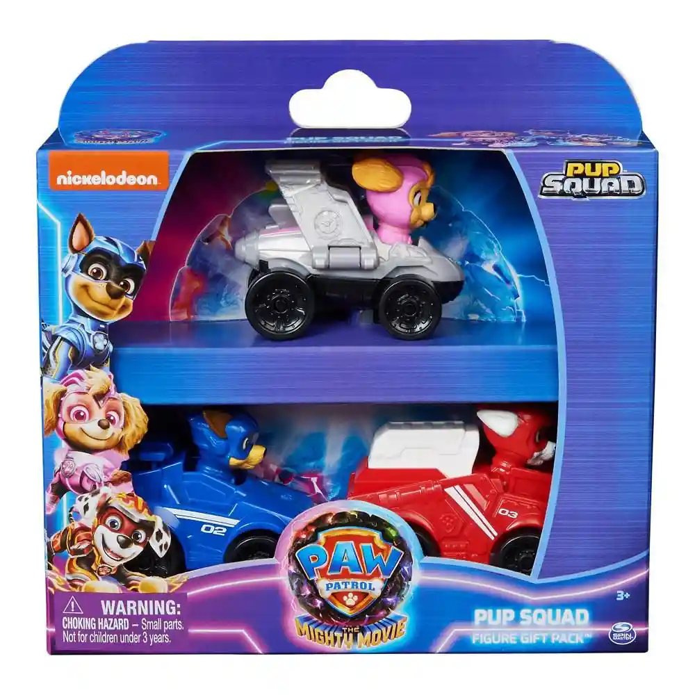 Paw Patrol Set Juguete Movie Vehiculo