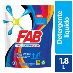 Fab Detergente Líquido Protección Color
