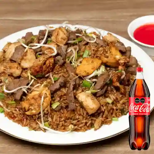 Combo Lomito&Pollo - Familiar +Cocacola Orig 1.5l