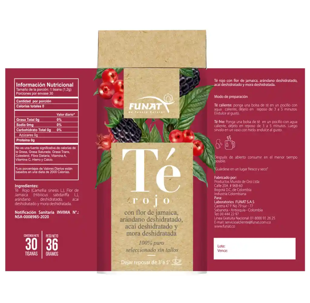 Funat té Rojo