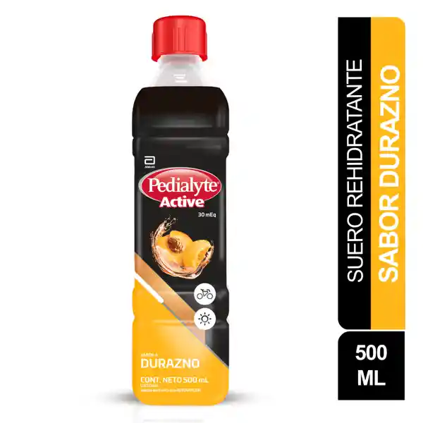 Suero Rehidratante Pedialyte Active Durazno Frasco