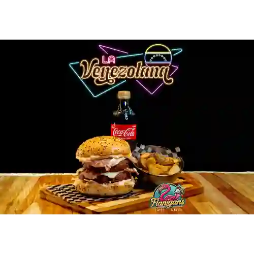 Hamburguesa Doble Venezolana