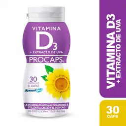 Procaps Vitamina D3 con Extracto de Uva