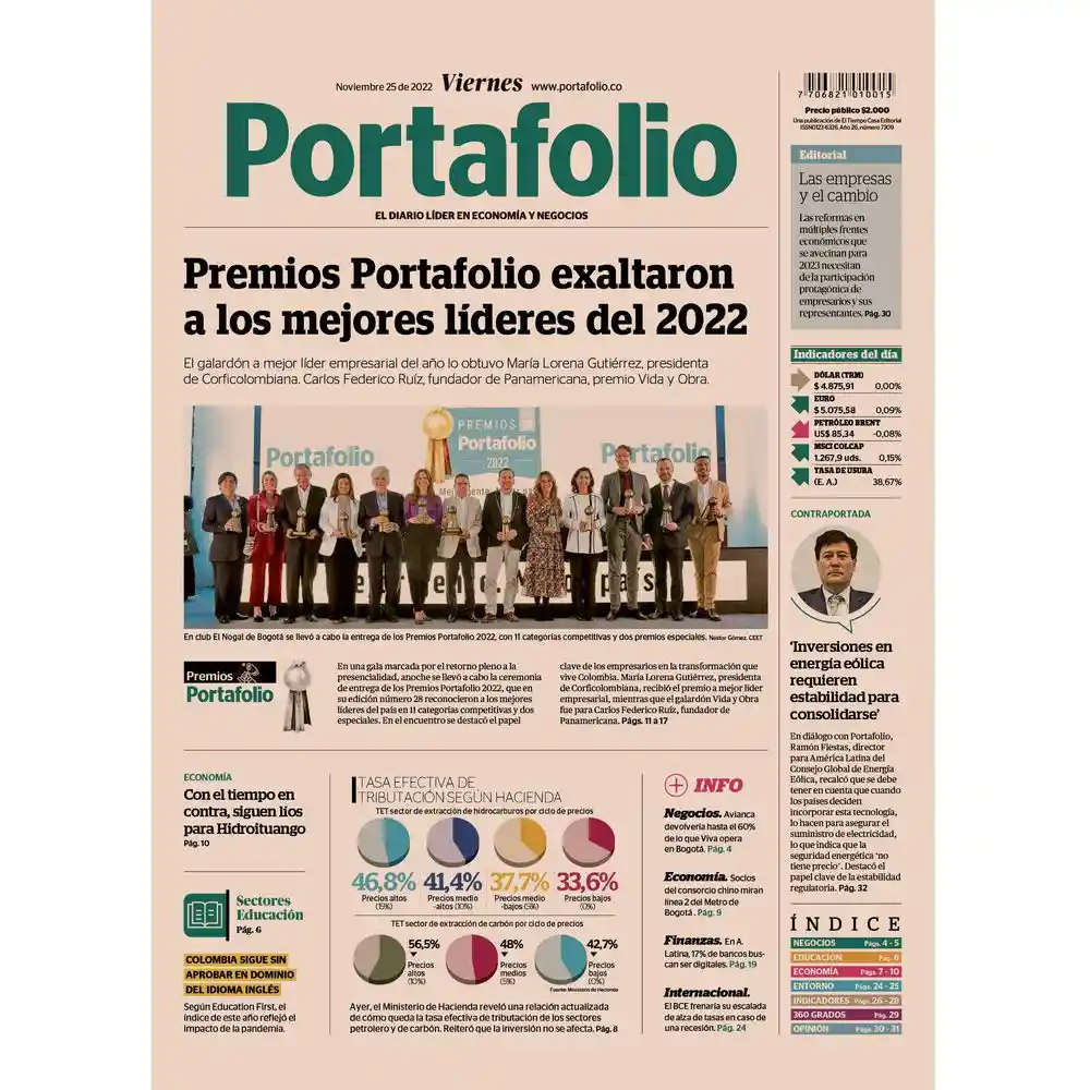 Portafolio Viernes El Tiempo Sin Ref