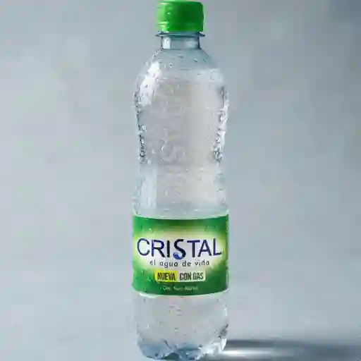 Agua Cristal con Gas 600 ml