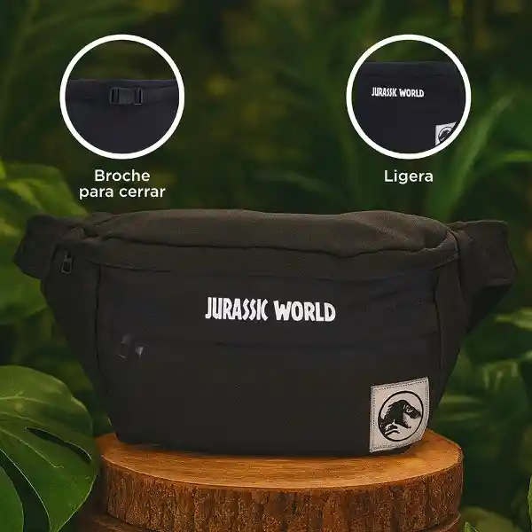 Cangurera Serie Jurassic World Negro Miniso